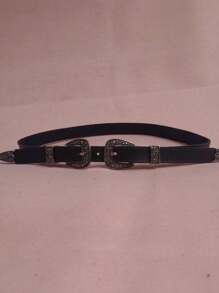 Women Belts - 黑色 - 查看 3