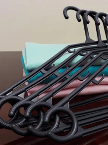 KIT 20 Cabides Reforçado de Roupa Preto Adulto Perfumado