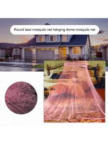 2 pcs Cúpula Mosquitera de Gasa - Elegante Mosquitero Cama y Mosquitera para Cama, Pabellón para Cama, Mosquiteros Pabellones con Pabellón Mosquitero, Pabellones Cama Ideales, Mosquiteras, Malla & Tela Mosquitera, Protección y Decoración Ambiental - Blanco - Ver 8