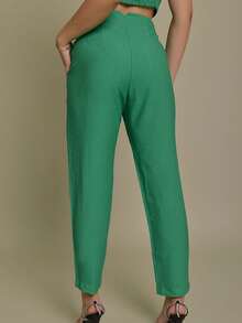 Women Pants - 綠色 - 查看 2