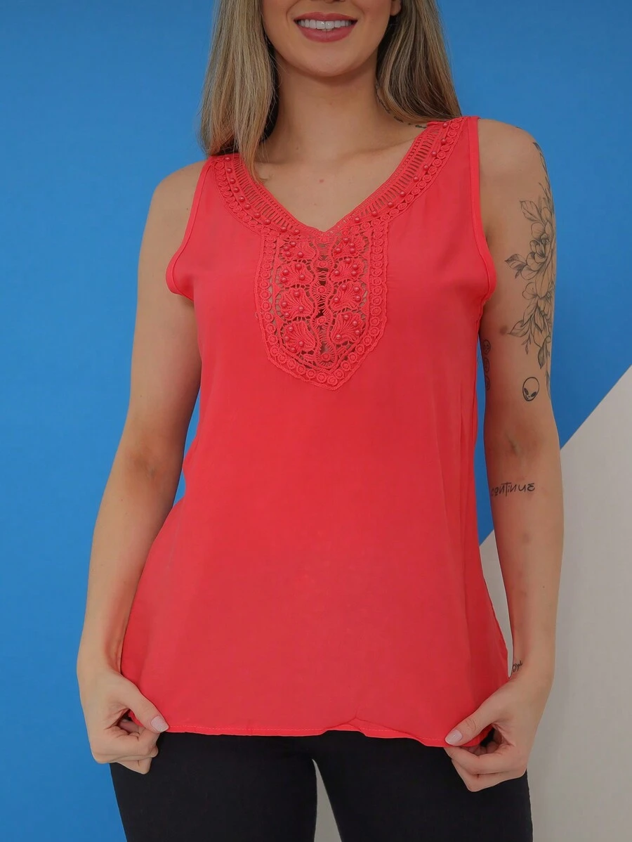 Women T-Shirts - 珊瑚粉 - 查看 1