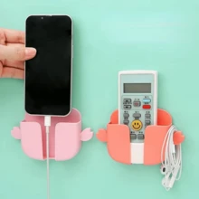 2 Pieces Cell Phone Holder Wall Mount With Self-Adhesive Multifunctional Wall Mount - Multicolor - View 5