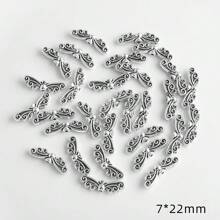 30pcs/Pack New Alloy Pendant Charms, Guardian Angel Wings, Silver-Tone Metal Spacer Beads, DIY Jewelry Accessories For Necklace, Bracelet, Earrings
