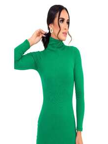 Women Dresses - 綠色 - 查看 3