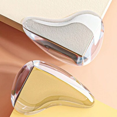 10pcs Clear Water Drop Shaped Furniture Corner Protector, Table Edge Thickened Silicon Anti-Collision Corner Guard