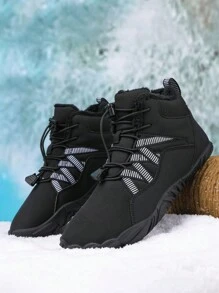 Pour Homme Hiver Bottines De Marche Waterproof Bottines Pour Homme Mode Garder Au Chaud Antidérapant Baskets Légères Pour Homme