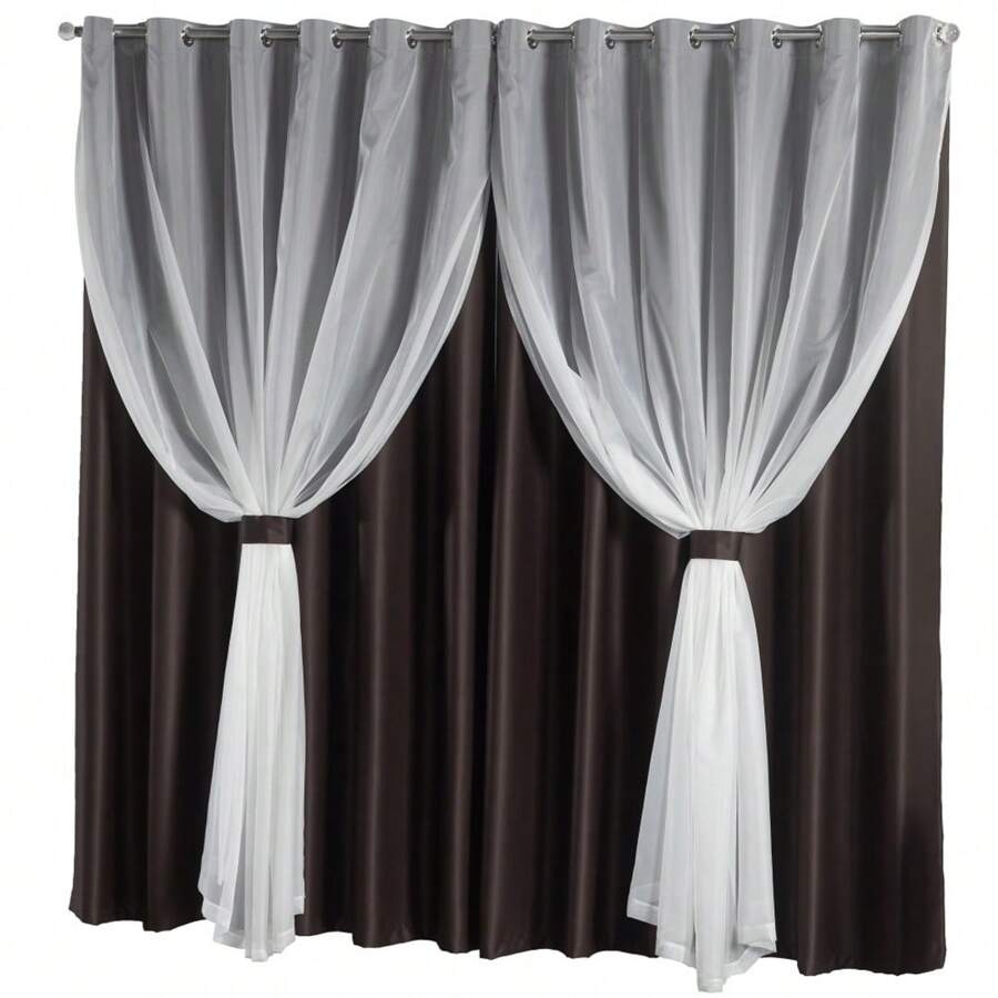 Blackout Curtains & Shades - Óxido marrón - Ver 1