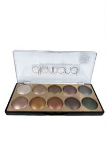 mf8547Paleta de sombras 10 cores cintilante Festa Junina - Multicolorido - Visão 1