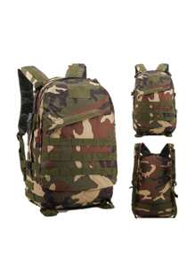 Durable Outdoor School Backpack 4P - Chocolate Brown - View 2