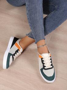 女性針織跑步鞋 - 彩色 - 查看 3