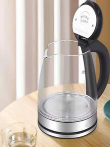 Fast Boiling Water Electric Kettle, 2L 1500w. High Quality Glass. - 紫羅蘭色 - 查看 3