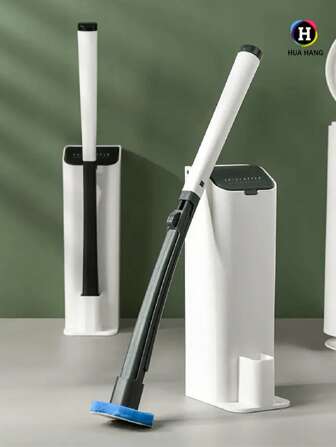 Sistema de limpieza de inodoro desechable, limpiador de escobilla de inodoro, recambios de escobilla de inodoro para baño