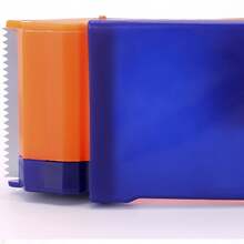 1 件小型塑膠封箱機、透明膠帶切割器、寬膠帶座(適用於 50 毫米以內的膠帶) - 藍色 - 查看 7