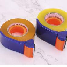 1 件小型塑膠封箱機、透明膠帶切割器、寬膠帶座(適用於 50 毫米以內的膠帶) - 藍色 - 查看 5