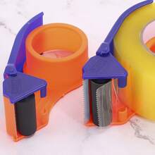 1 件小型塑膠封箱機、透明膠帶切割器、寬膠帶座(適用於 50 毫米以內的膠帶) - 藍色 - 查看 6