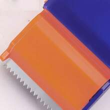 1 件小型塑膠封箱機、透明膠帶切割器、寬膠帶座(適用於 50 毫米以內的膠帶) - 藍色 - 查看 9