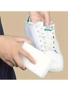 20pcs White Magic Sponge Eraser Cleaning Nano Sponge - White - View 3