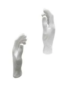 Guantes para Escolta, disfraz, Mesero, Vestuario, Homenaje - Blanco - Ver 3