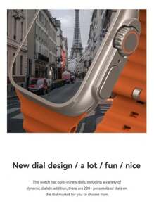 Smartwatch X8  Ultra Reloj Inteligente Series 8 W&o Shop - Naranja - Ver 4