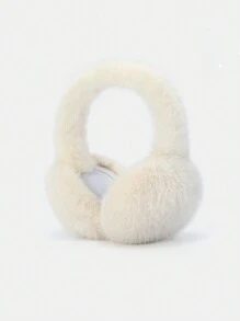 2pcs Women's Foldable Warm Ear Muffs With Noise Reduction For Autumn And Winter - Multicolor - View 3