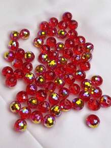 1 Strand Aaa Grade 6/8/10mm Electroplated Imported Ab Coated 96-facet Glass Crystal Beads For Handmade Diy Jewelry