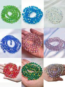 1 Strand Aaa Grade 6/8/10mm Electroplated Imported Ab Coated 96-facet Glass Crystal Beads For Handmade Diy Jewelry