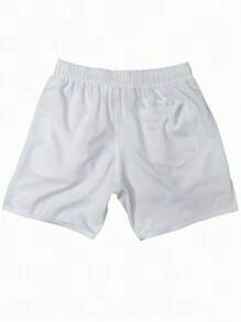 Men Shorts - 白色 - 查看 2