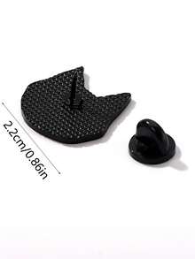 1入組卡通黑色貓動物胸針,節日派對生日禮物衣物裝飾,隨機風格 - 黑色 - 查看 5