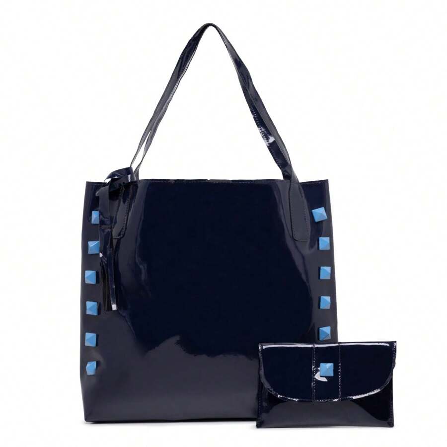 Women Shoulder Bags - 藍色 - 查看 1