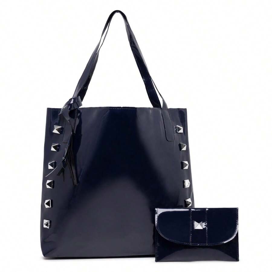 Women Shoulder Bags - 藏蓝色 - 查看 1