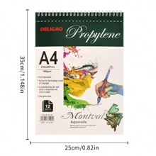 A4新款螺旋素描本 - 彩色 - 查看 3