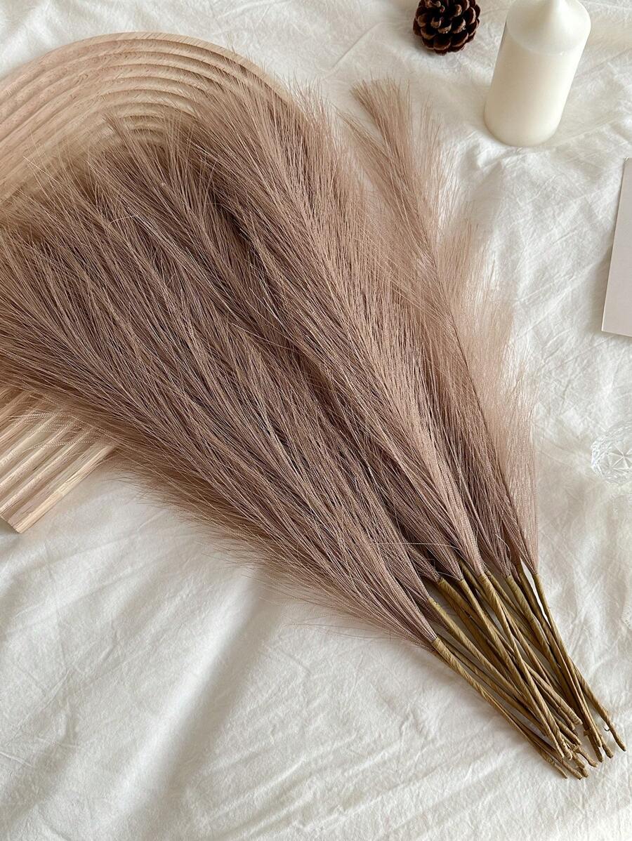 10pcs Artificial Simulation Reeds Decoration For Home Indoor Living ...