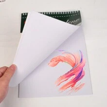 A4新款螺旋素描本 - 彩色 - 查看 4