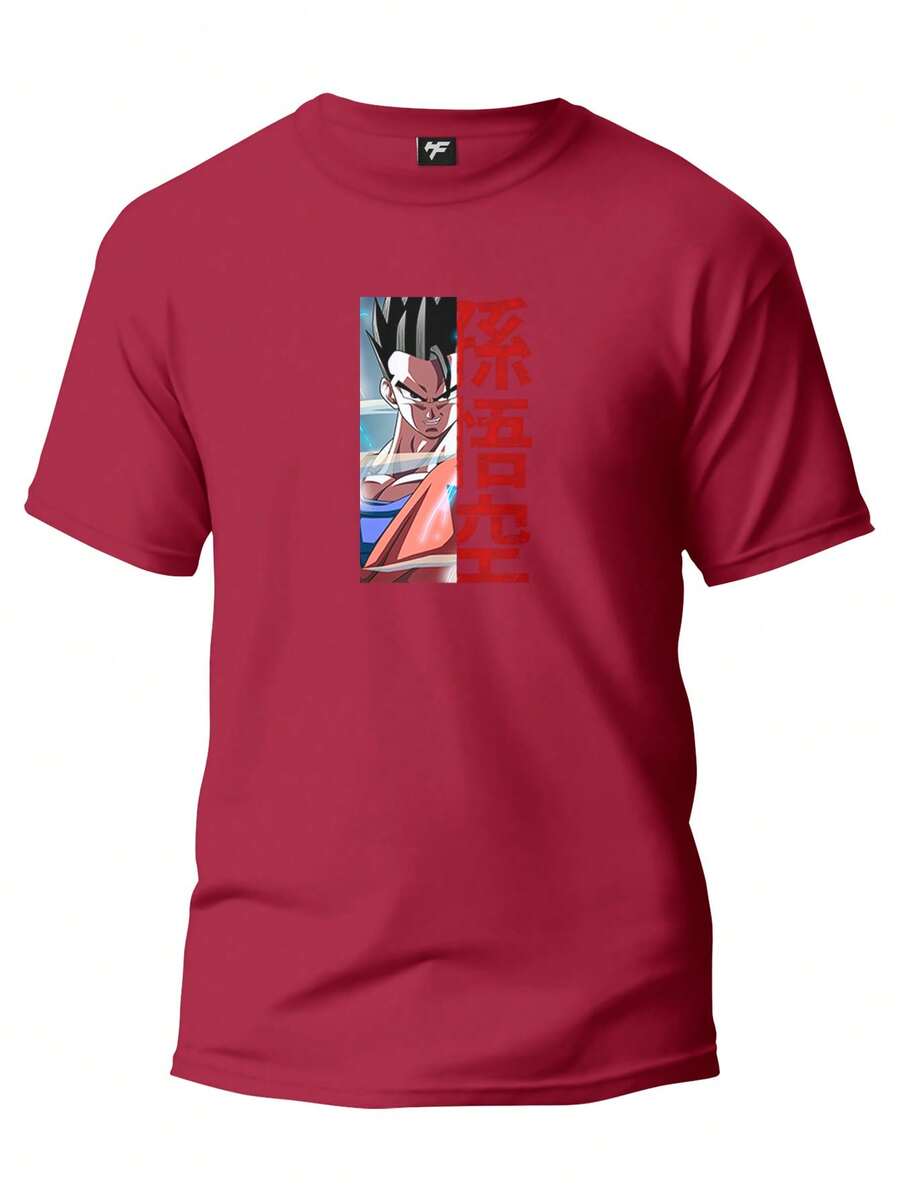 Men T-Shirts - 紅色 - 查看 1