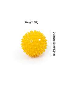 1pc Blue Hedgehog Ball For Foot Muscle Relaxation, Trigger Point Massage Of Neck, Yoga, Acupressure, Fitness, Myofascial Release - Blue - View 7
