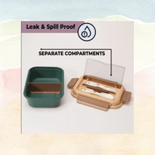 Bunny Lunch Box - Green - View 5