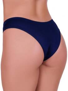 Women Thongs - Màu xanh hải quân - Xem 2