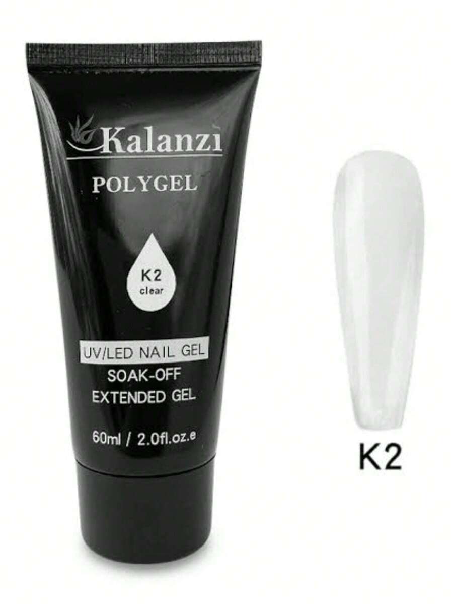 Polygel Acrigel Transparente Clear Kalanzi 60 ml, Polygel Transparente, Polygel - transparente - Ver 1
