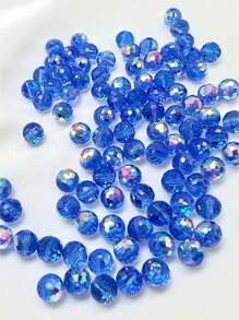 1 Strand Aaa Grade 6/8/10mm Electroplated Imported Ab Coated 96-facet Glass Crystal Beads For Handmade Diy Jewelry