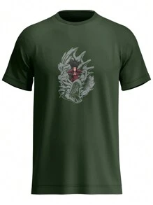 基本款哈希拉馬千手100%棉質衣服 - 綠色 - 查看 1