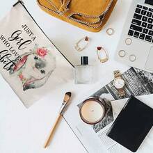 1pc Rabbit Printed Cosmetic Bag For Girls - 6 - View 3