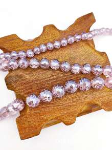 1 Strand Aaa Grade 6/8/10mm Electroplated Imported Ab Coated 96-facet Glass Crystal Beads For Handmade Diy Jewelry