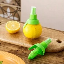 1pc Kitchen Tool, Manual Fruit Juice Sprayer Lemon Spray Squeezer Juicer - Green - View 6