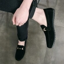 Nam Giải trí Giày đế bệt Nhẹ Giày dép - màu đen - Xem 7