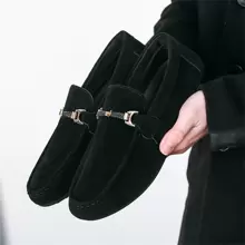 Nam Giải trí Giày đế bệt Nhẹ Giày dép - màu đen - Xem 2