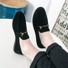 Nam Giải trí Giày đế bệt Nhẹ Giày dép - màu đen - Xem 5