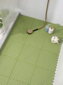 1入組浴室防滑墊,和可切割地墊 - 綠色 - 查看 1