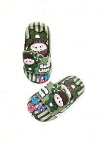 Children's Sandals - Army Green - View 2