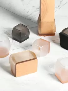 4入組防噪音耐磨椅腳蓋,帶軟毛氈墊