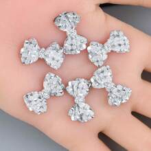 20 Stücke 1,4x2,3cm Flache Kunstharz Schleife Für Ohrring Zubehör Schmuck Herstellung Geschenkverpackung Kopfbedeckungen Kleidungsaccessoires Kleidungsdekoration